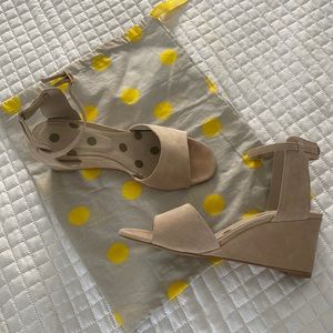 Boden Wedge Suede sandals